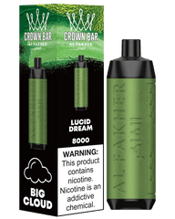 Al Fakher Crown Bar 5mg Lucid Dream Disposable Vape 8000 Puffs