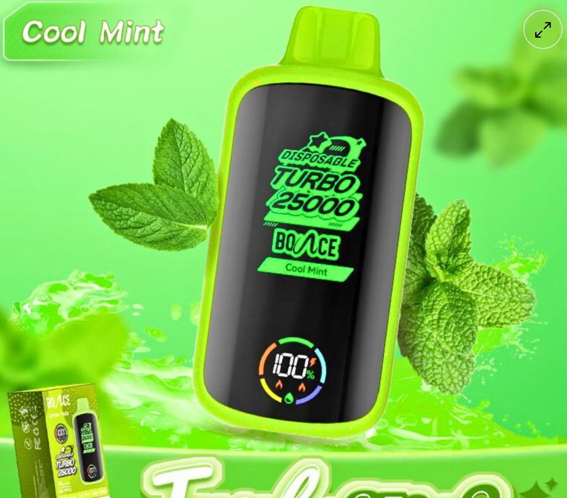 Turbo 25K Disposable Vape 5% Nicotine 25000 Puffs in UAE