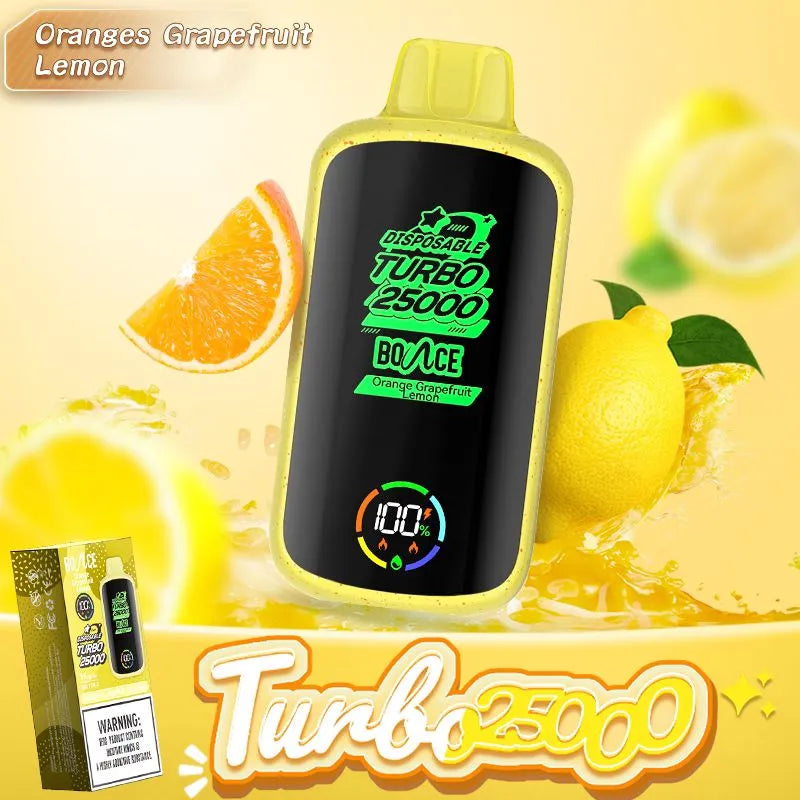 Turbo 25K Disposable Vape 5% Nicotine 25000 Puffs in UAE