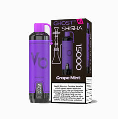 Ghost Shisha Grape Mint 15000 Puffs – 5mg | Cool & Fruity Disposable Vape UAE
