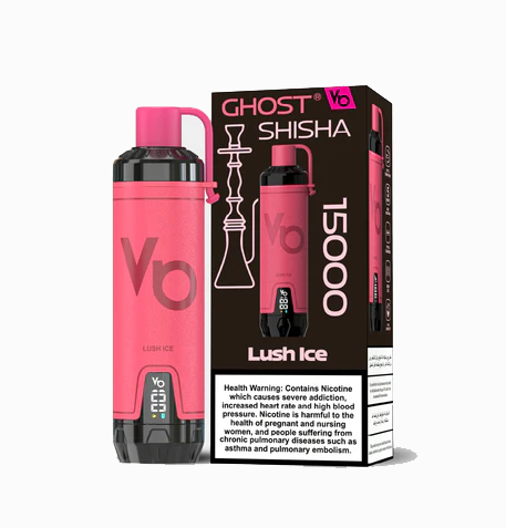 Ghost Shisha Lush Ice 15000 Puffs – 5mg | Refreshing Disposable Vape UAE