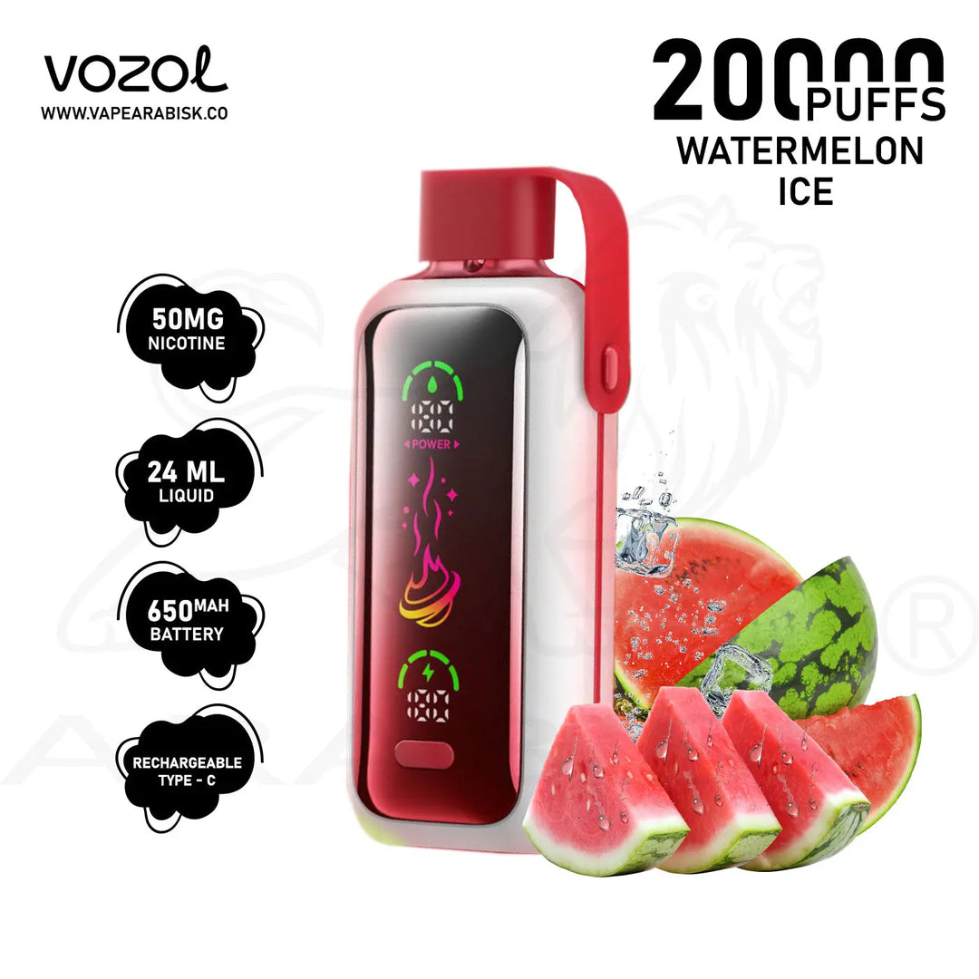 Vozol Star Watermelon Ice 20000 Puffs – 50MG Disposable Vape Dubai