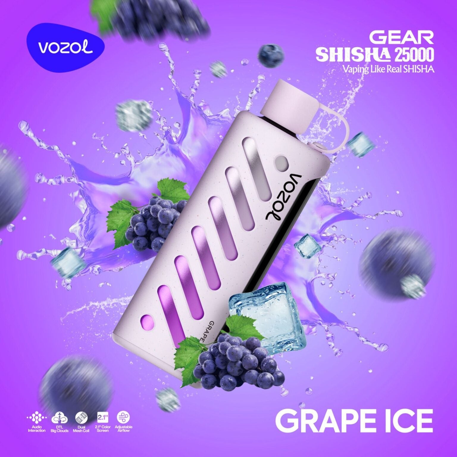 Vozol Gear Shisha 25000 PuffS Disposable Vape in UAE