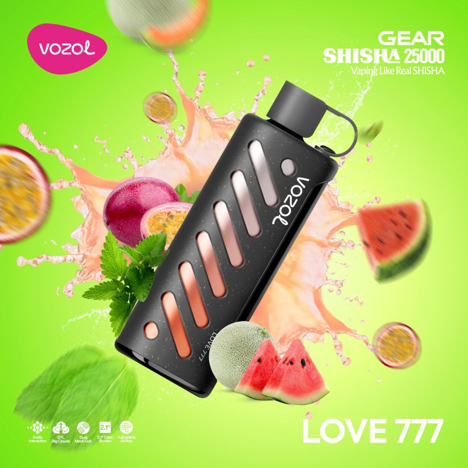 Vozol Gear Shisha 25000 PuffS Disposable Vape in UAE