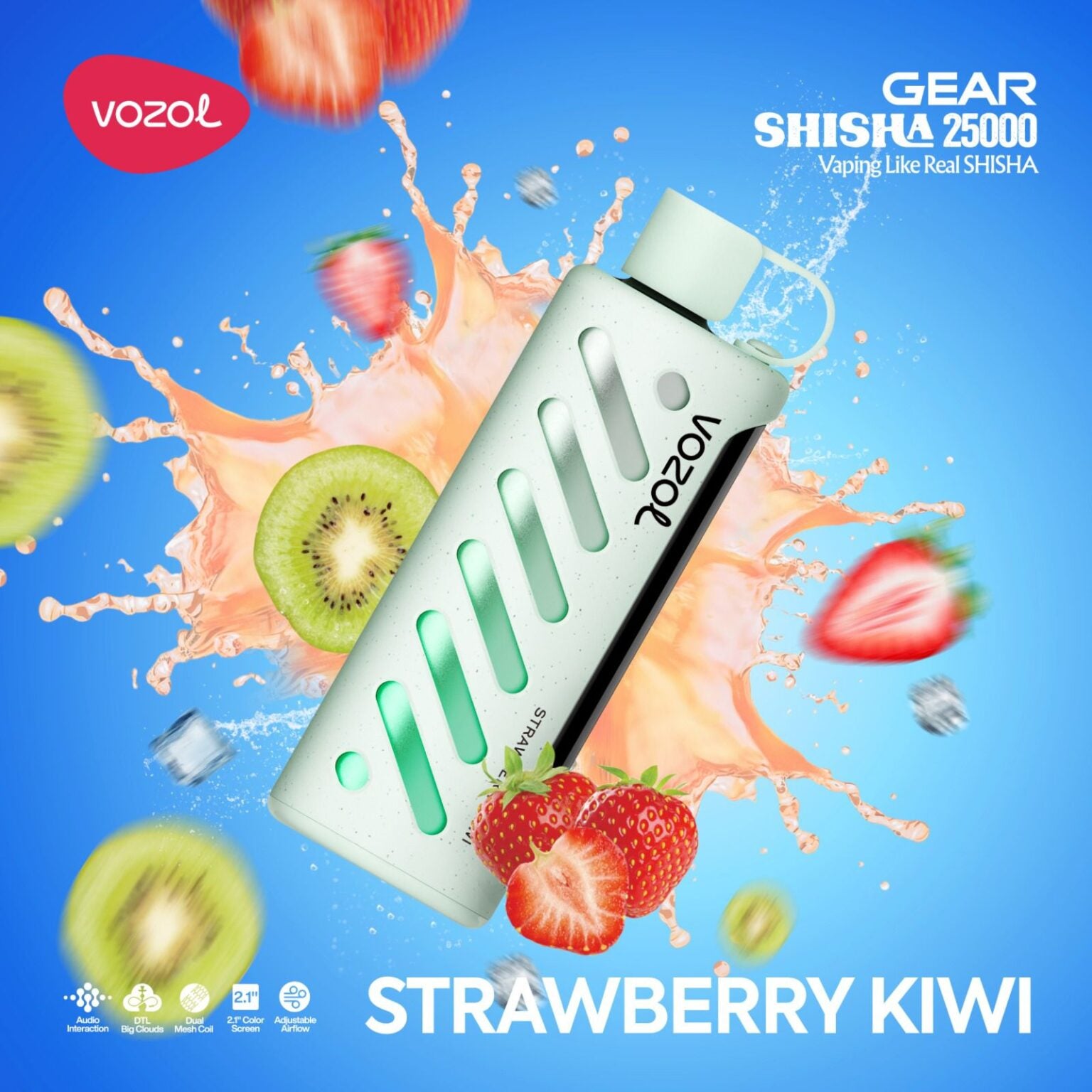 Vozol Gear Shisha 25000 PuffS Disposable Vape in UAE