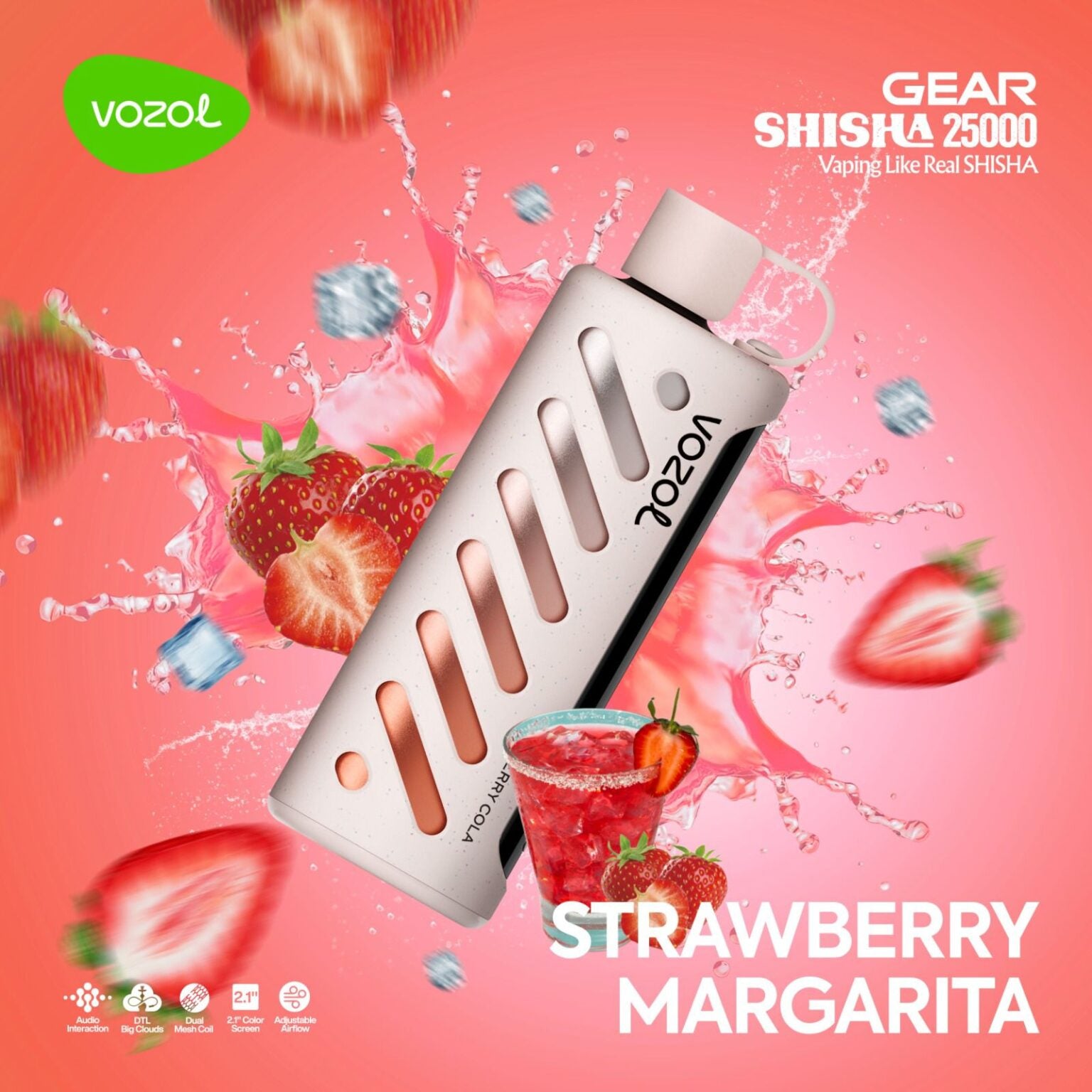 Vozol Gear Shisha 25000 PuffS Disposable Vape in UAE