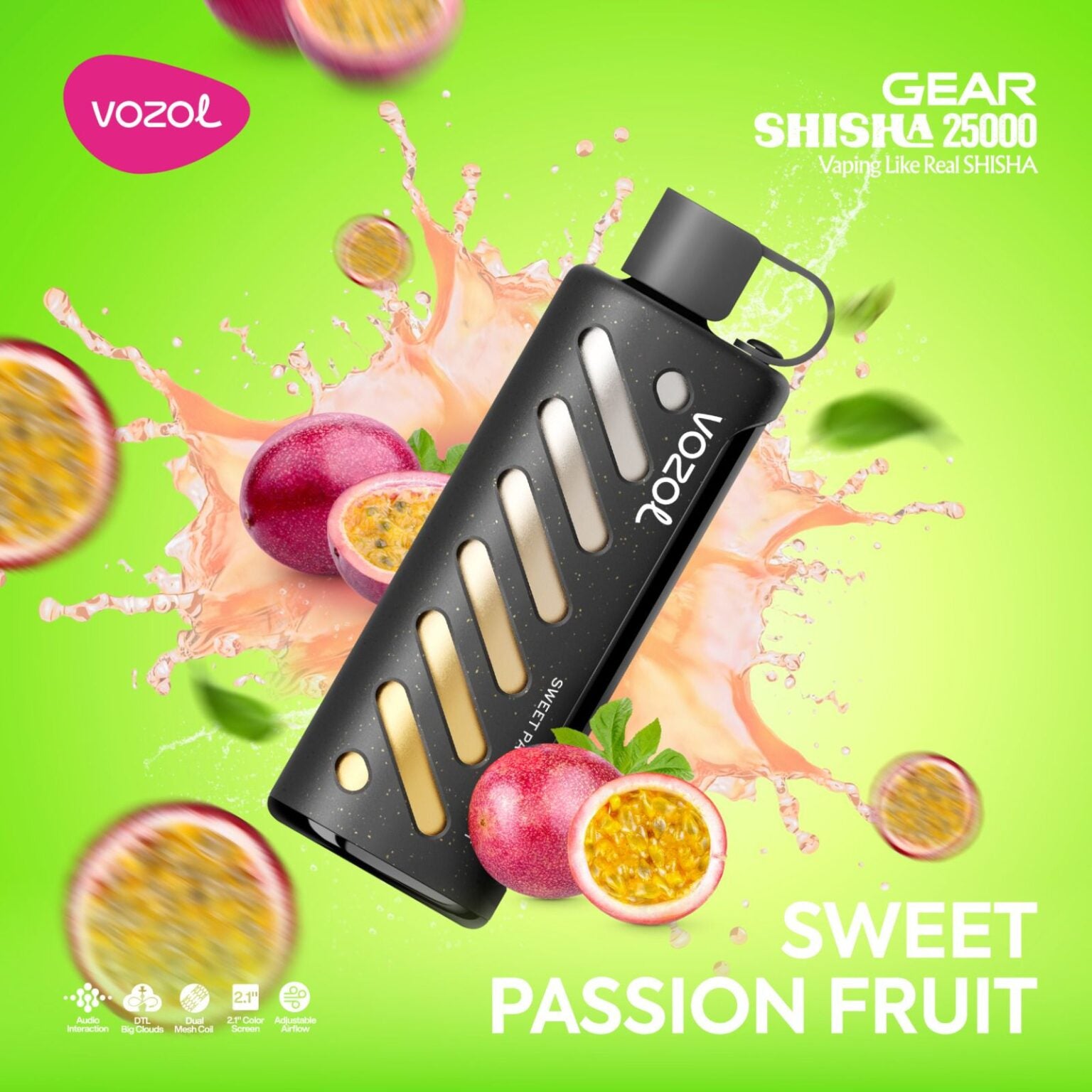 Vozol Gear Shisha 25000 PuffS Disposable Vape in UAE