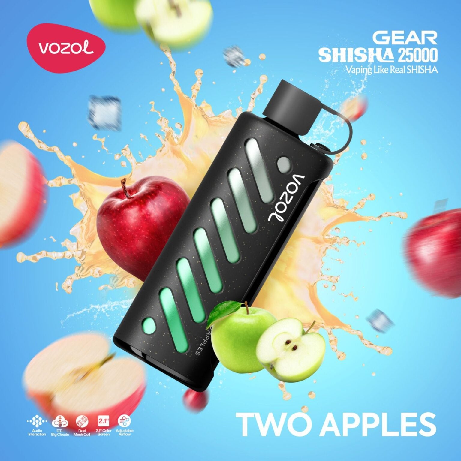 Vozol Gear Shisha 25000 PuffS Disposable Vape in UAE