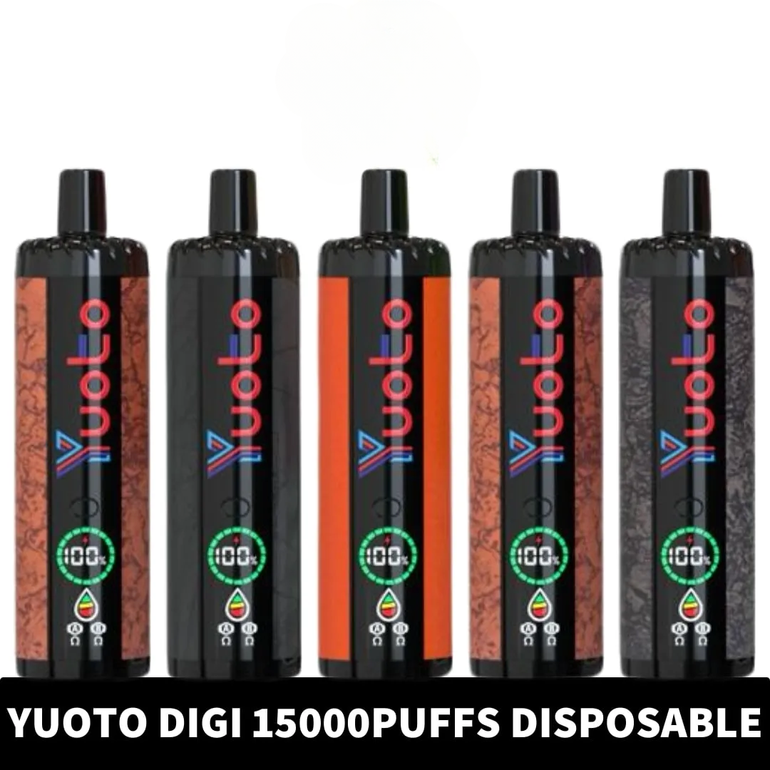 YUOTO Digi Disposable 15000 Puffs Rechargeable Vape in Dubai, UAE