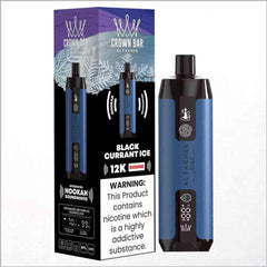 Al Fakher Crown Bar 12K Puffs – Black Currant Mint | Disposable Vape UAE