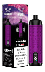 Al Fakher Crown Bar 12K Puffs – Magic Love Disposable Vape | 5mg Nicotine
