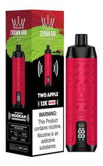 Al Fakher Crown Bar 12K Puffs – Two Apple Disposable Vape | 5mg Nicotine
